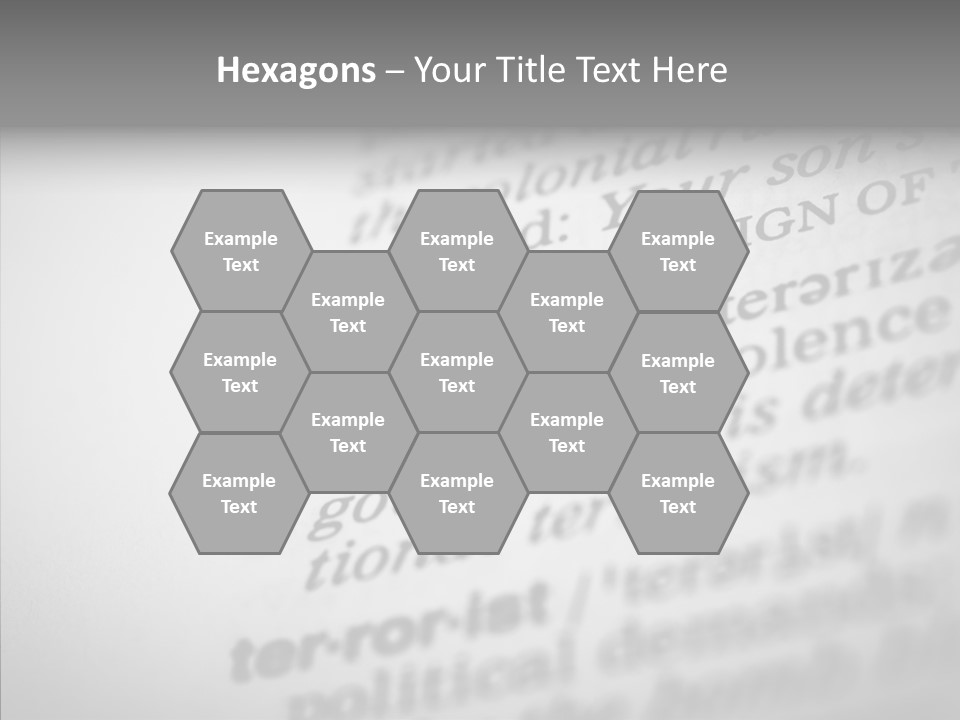 Senior  Grandmother Holding Hands PowerPoint Template