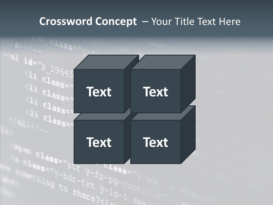 Care Hand Finger PowerPoint Template