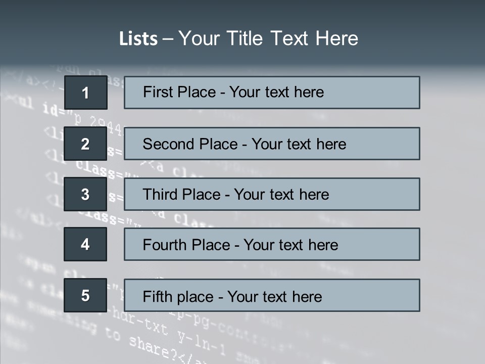 Care Hand Finger PowerPoint Template