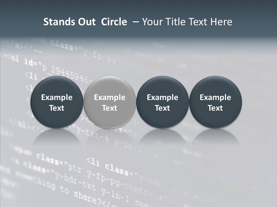 Care Hand Finger PowerPoint Template