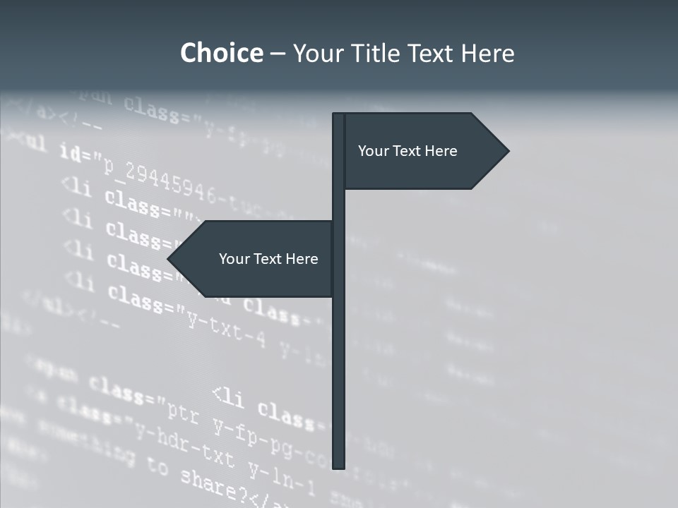 Care Hand Finger PowerPoint Template