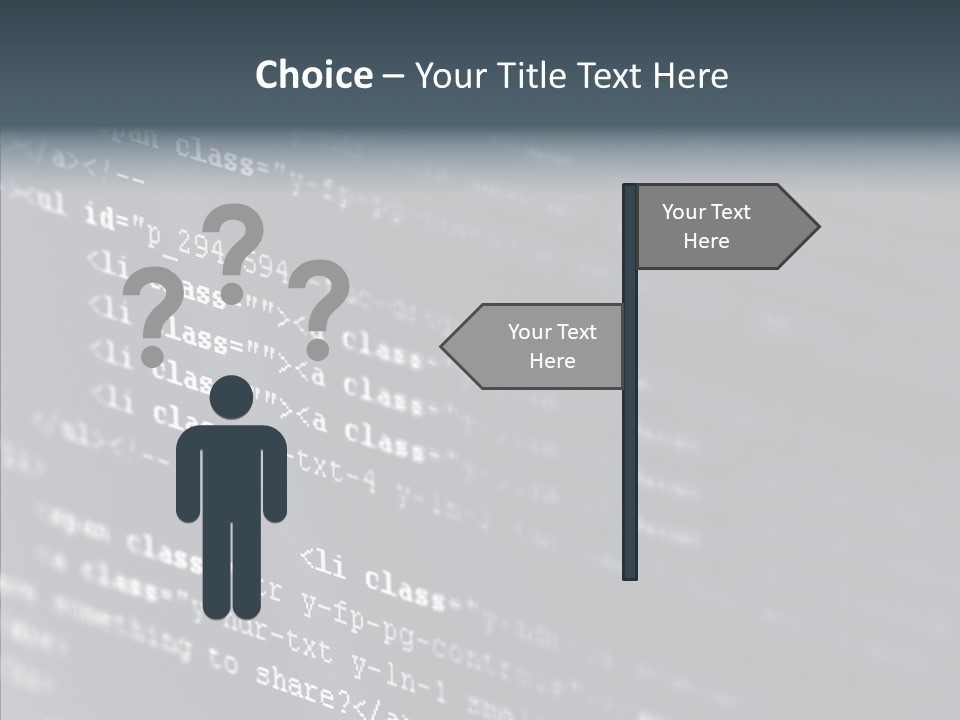 Care Hand Finger PowerPoint Template