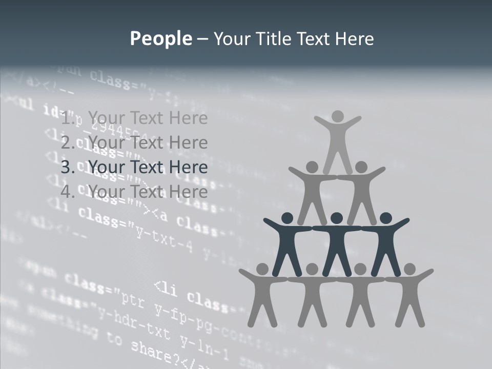 Care Hand Finger PowerPoint Template