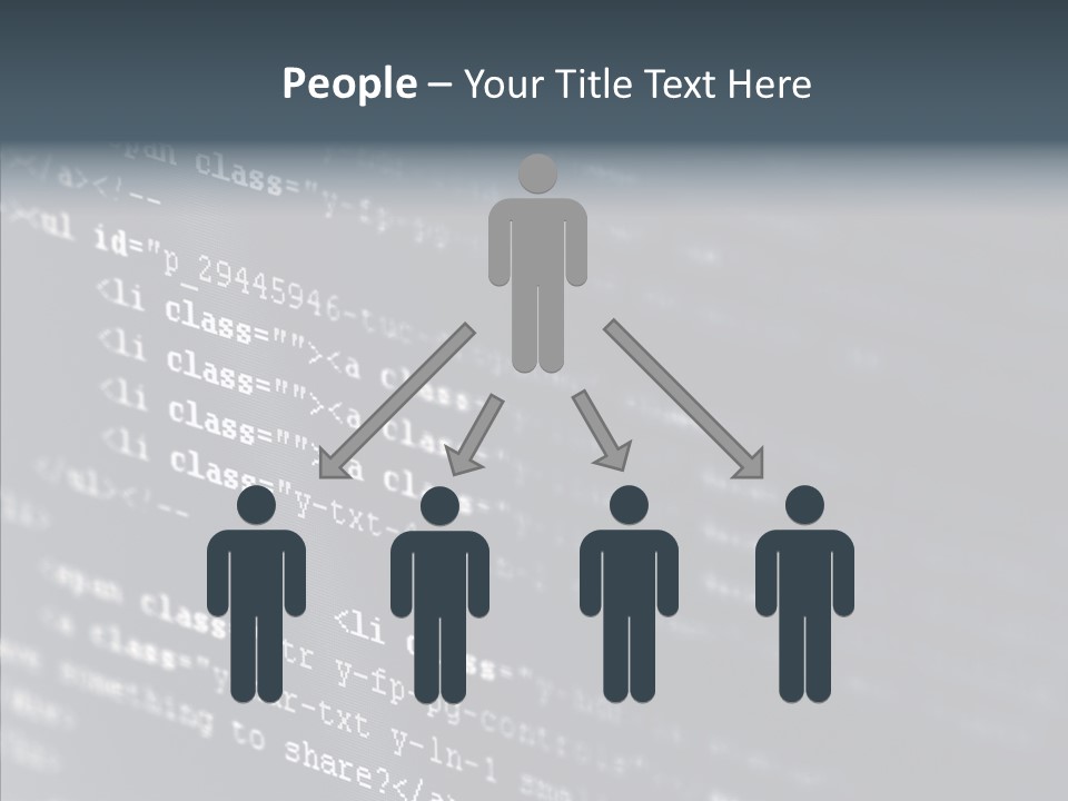 Care Hand Finger PowerPoint Template