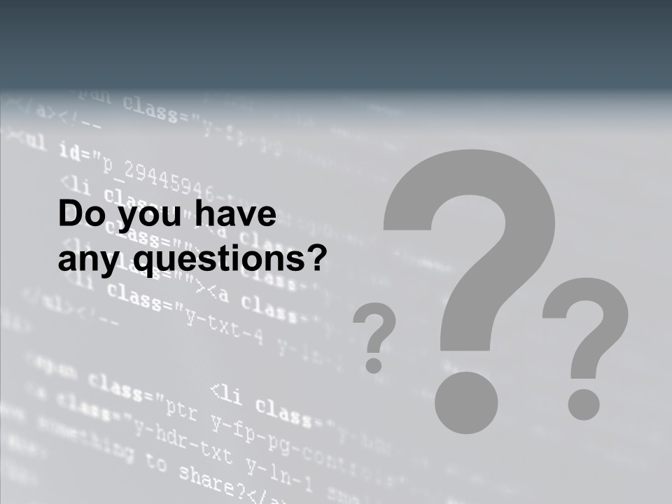 Care Hand Finger PowerPoint Template