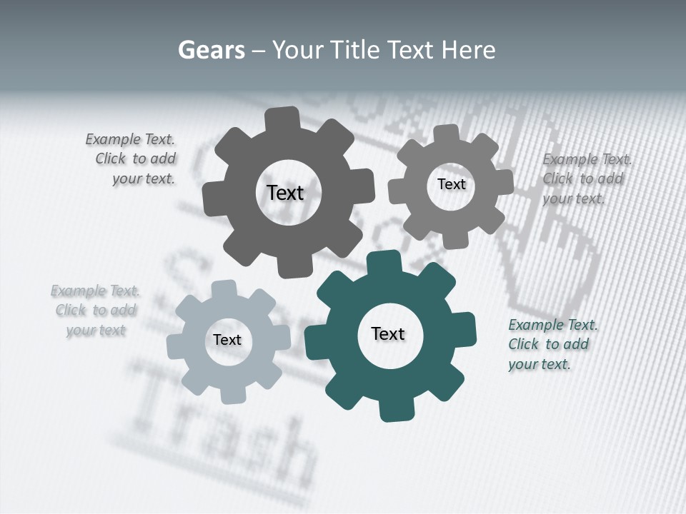 Hand Closeup Two PowerPoint Template