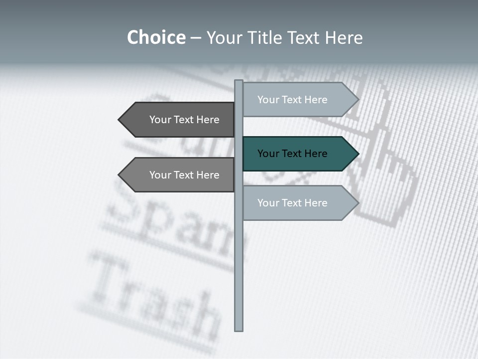 Hand Closeup Two PowerPoint Template
