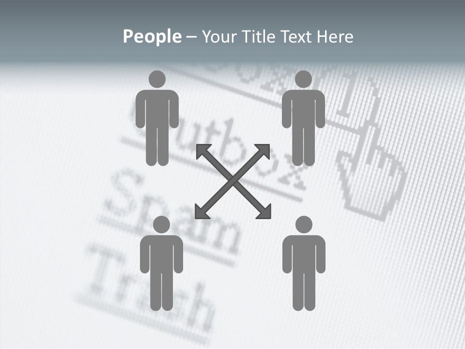 Hand Closeup Two PowerPoint Template