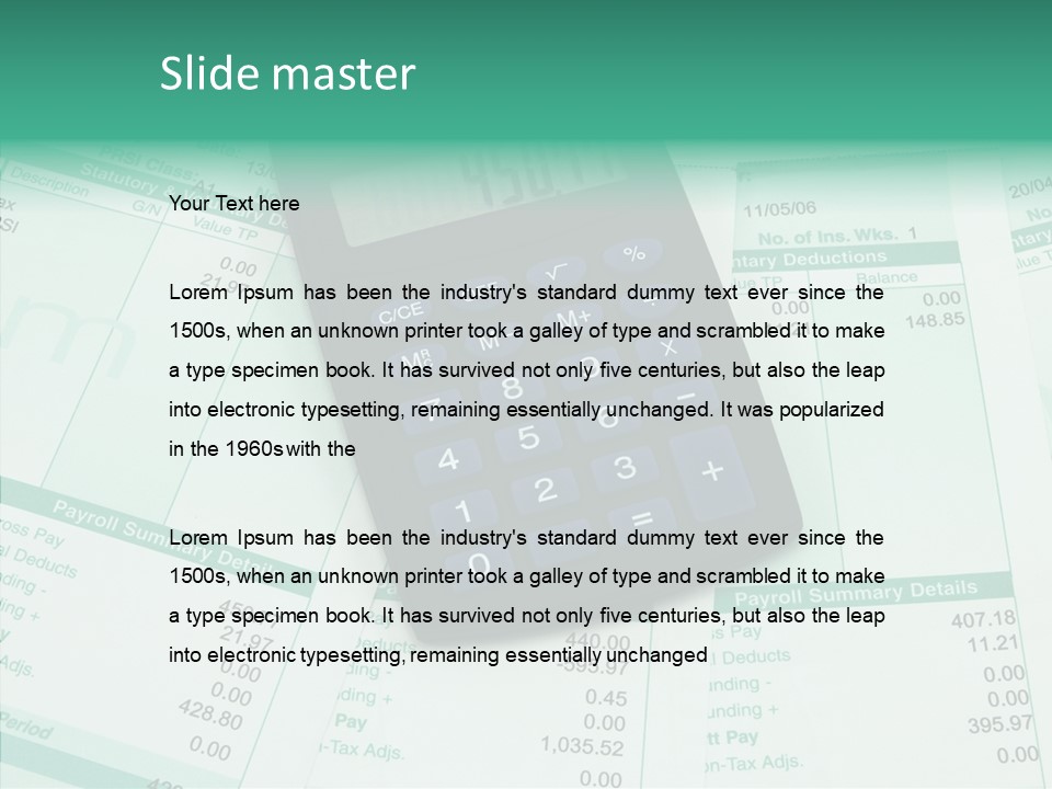 Touching Care Senior PowerPoint Template