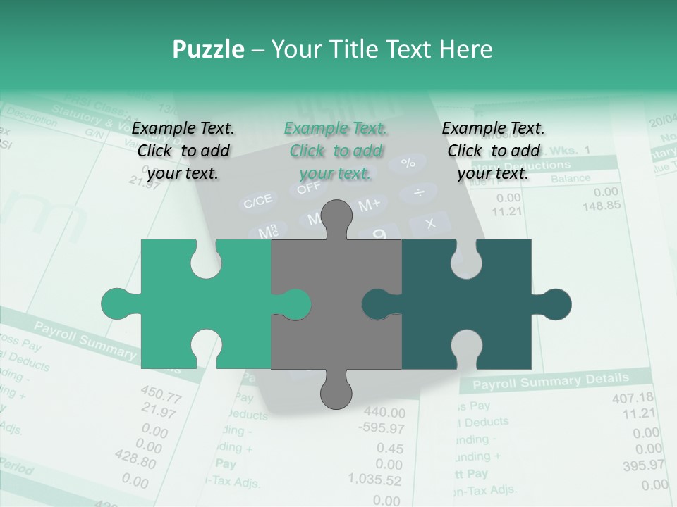 Touching Care Senior PowerPoint Template