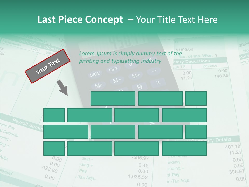 Touching Care Senior PowerPoint Template