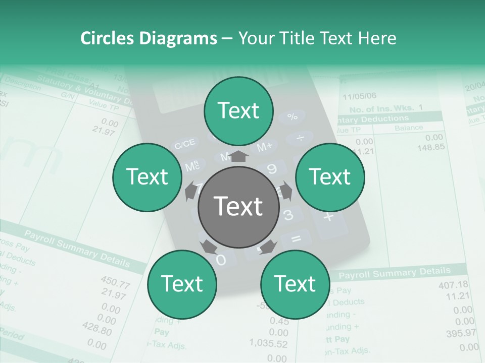 Touching Care Senior PowerPoint Template