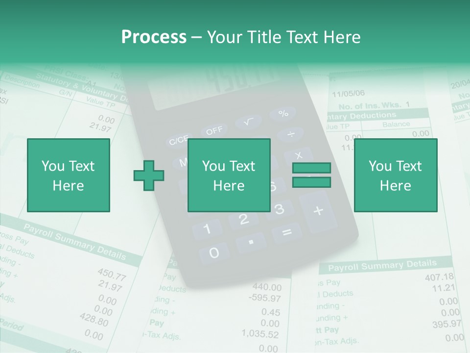 Touching Care Senior PowerPoint Template