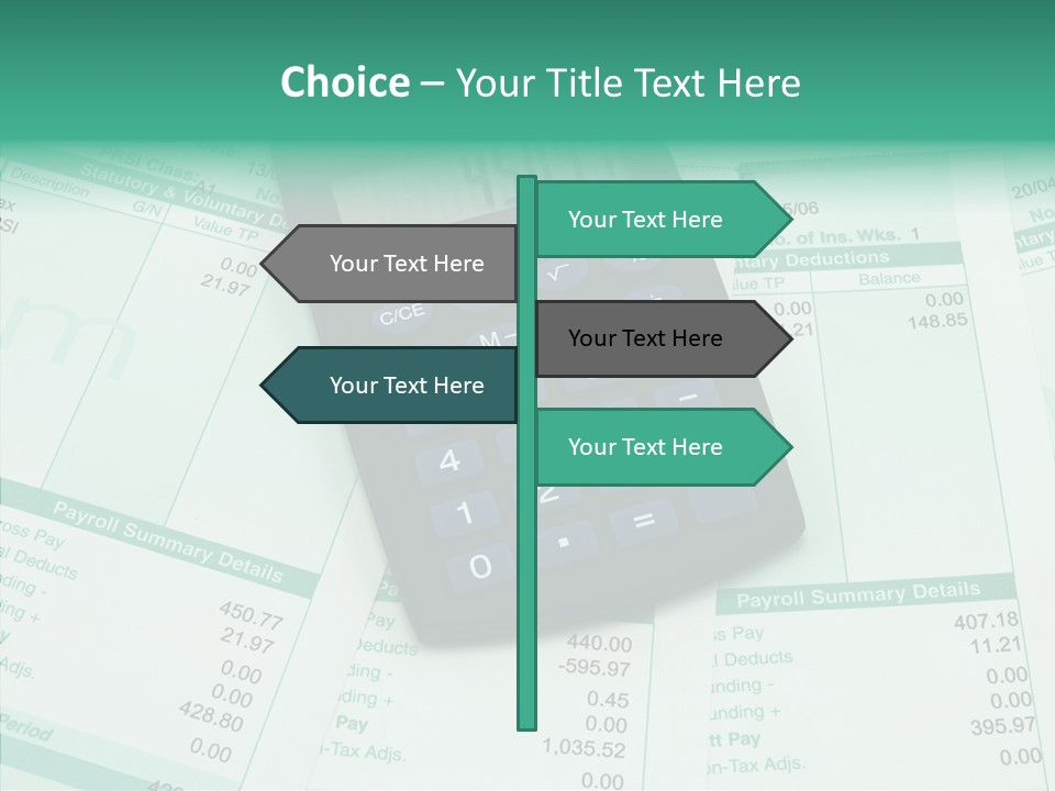 Touching Care Senior PowerPoint Template
