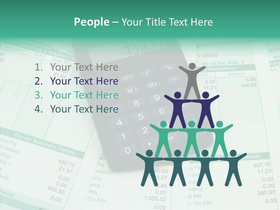 Touching Care Senior PowerPoint Template