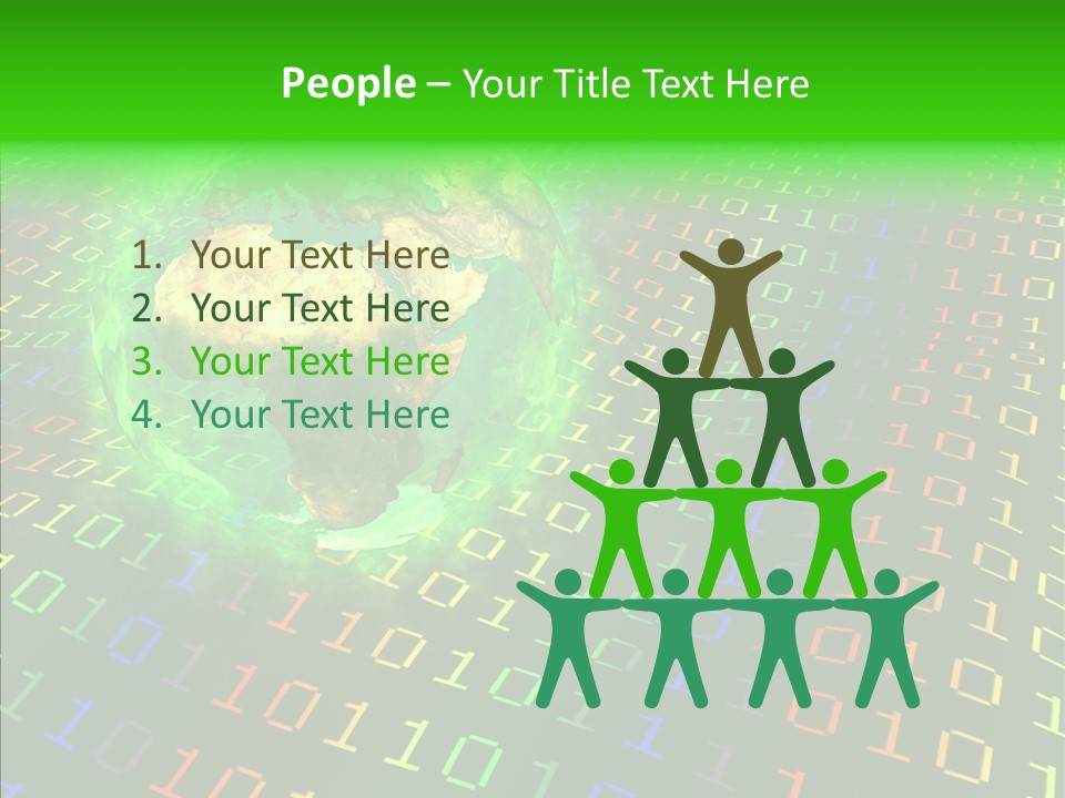 Care White Background Help PowerPoint Template