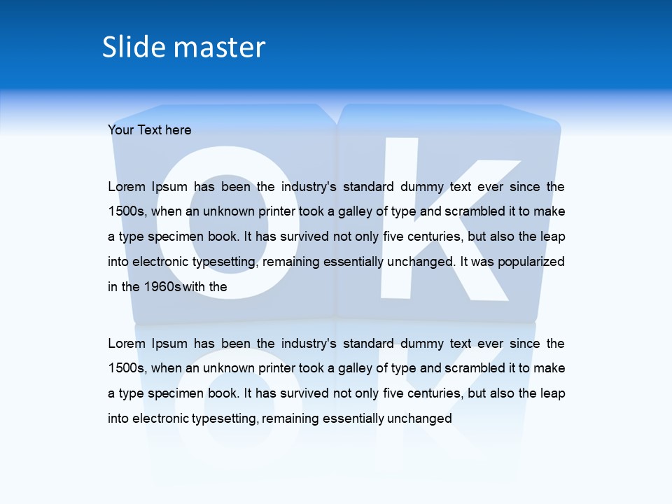 Human Old Elder PowerPoint Template