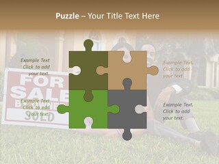 Hand Women Elder PowerPoint Template