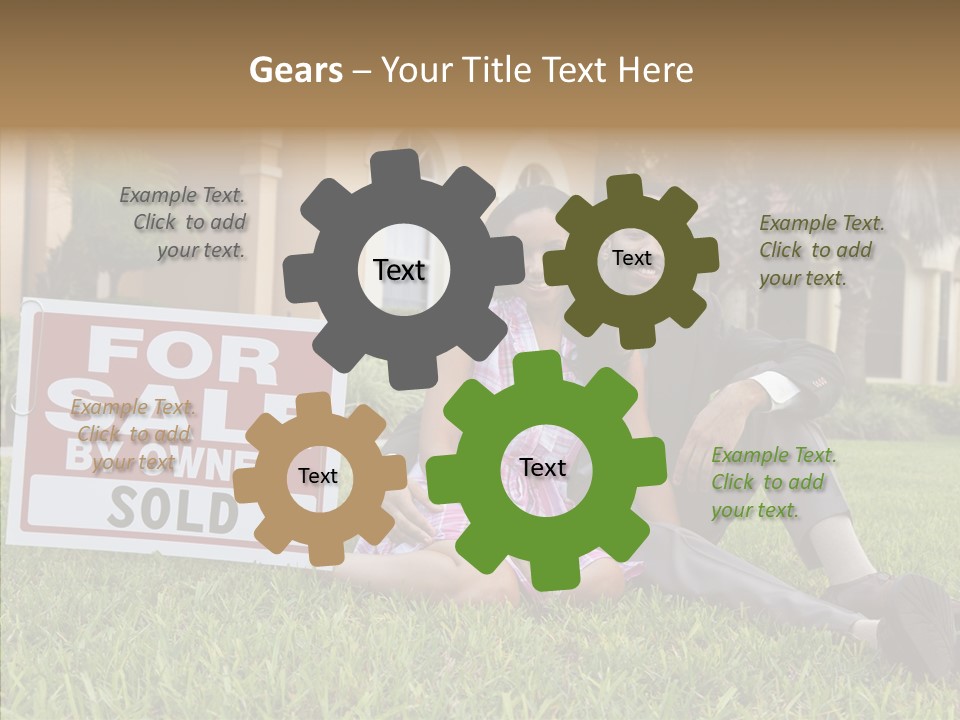 Hand Women Elder PowerPoint Template