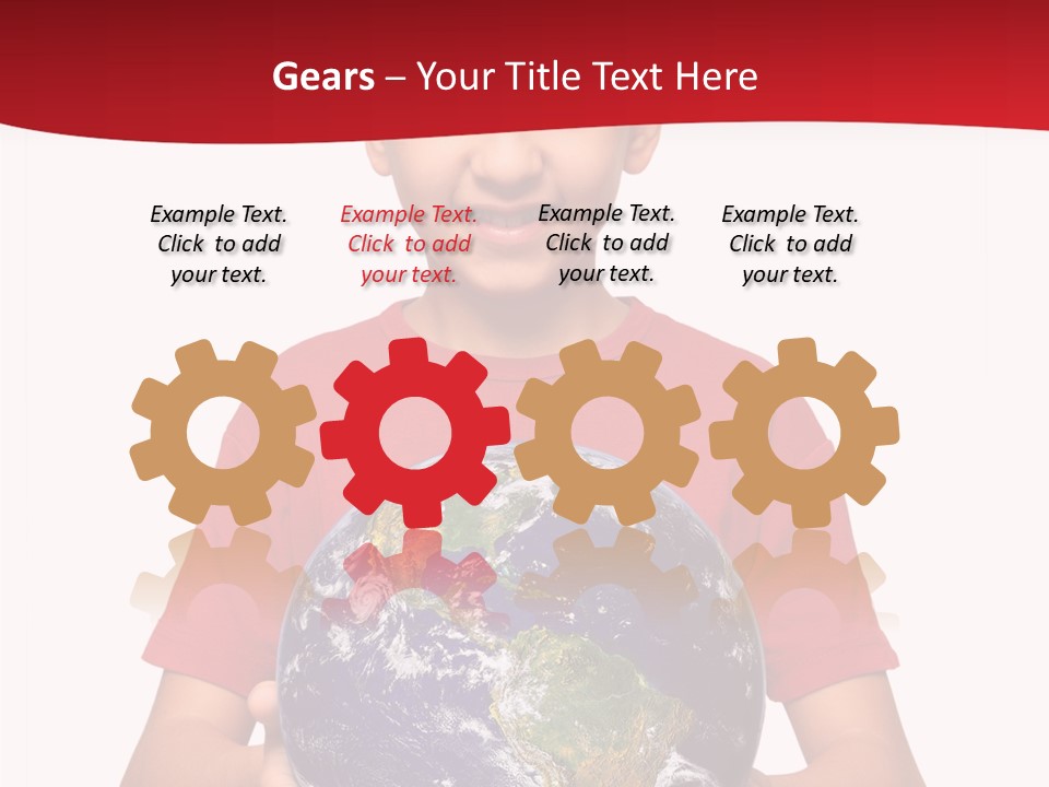 Senior  Assistance Young PowerPoint Template