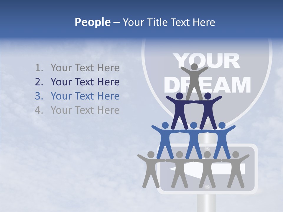 Closeup Human Two PowerPoint Template