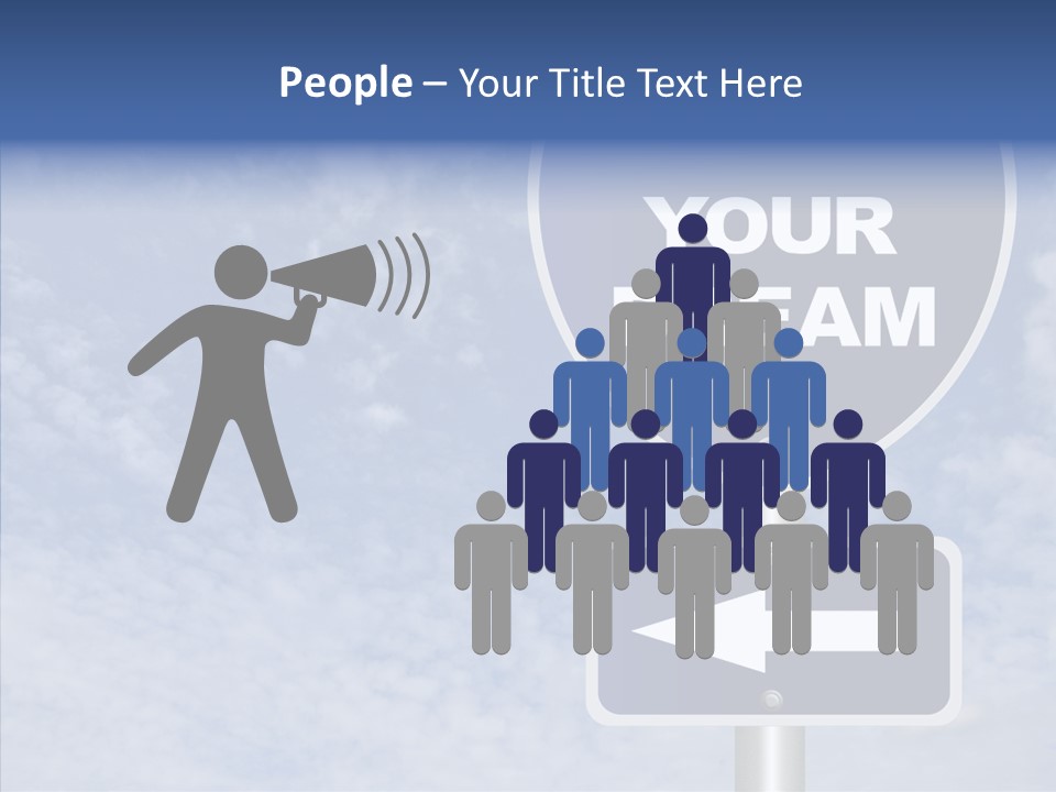 Closeup Human Two PowerPoint Template