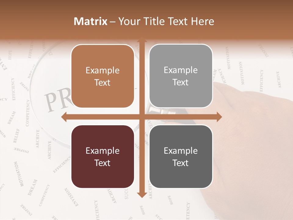 White Caregiver Senior PowerPoint Template