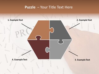 White Caregiver Senior PowerPoint Template