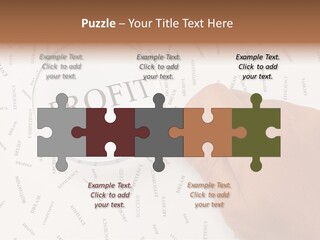 White Caregiver Senior PowerPoint Template