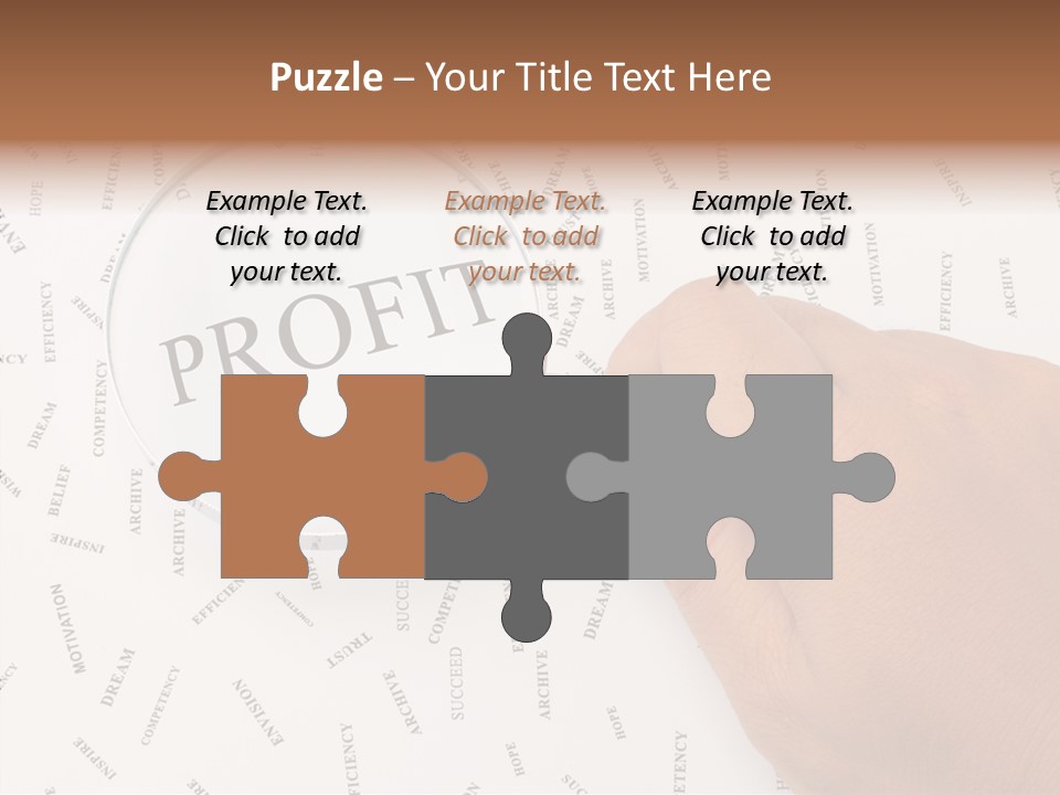 White Caregiver Senior PowerPoint Template