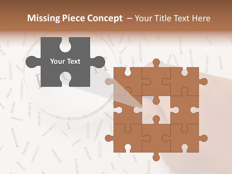 White Caregiver Senior PowerPoint Template