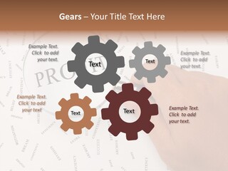 White Caregiver Senior PowerPoint Template