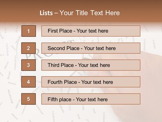 White Caregiver Senior PowerPoint Template