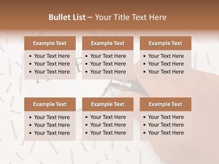 White Caregiver Senior PowerPoint Template