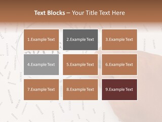 White Caregiver Senior PowerPoint Template