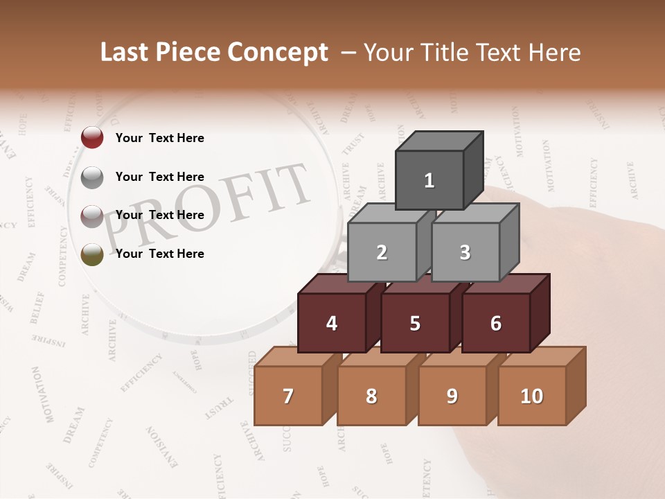 White Caregiver Senior PowerPoint Template