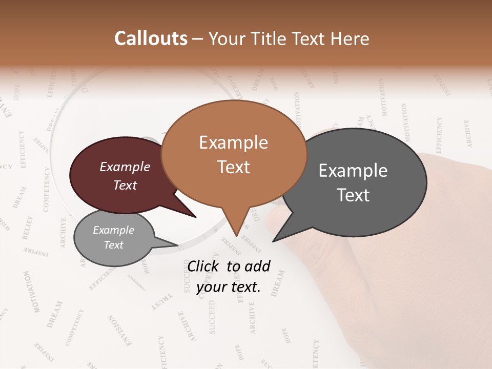 White Caregiver Senior PowerPoint Template