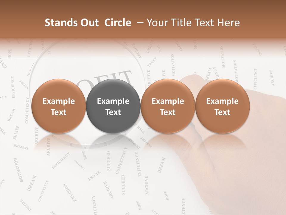 White Caregiver Senior PowerPoint Template