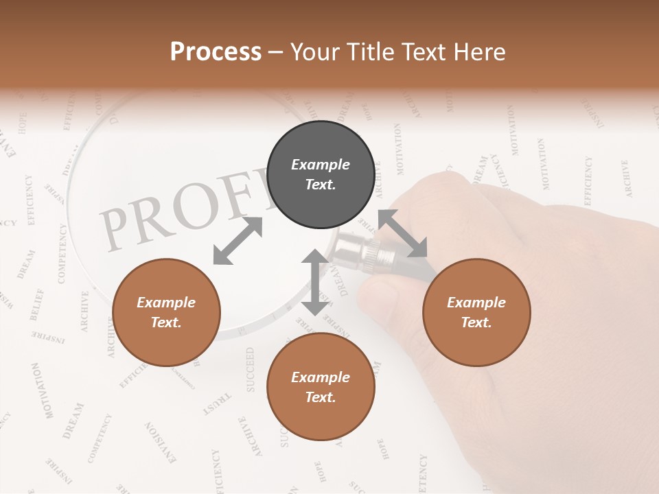 White Caregiver Senior PowerPoint Template