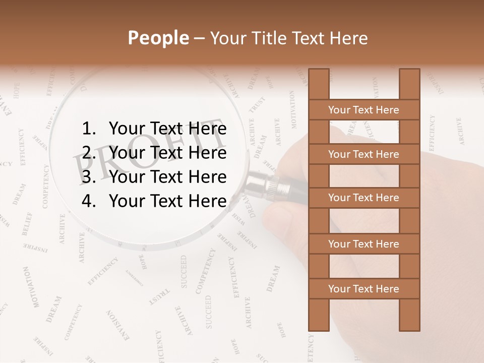 White Caregiver Senior PowerPoint Template