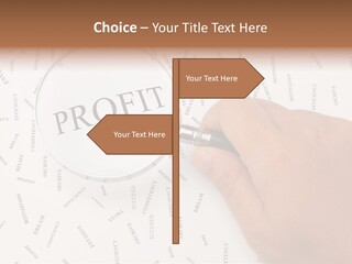 White Caregiver Senior PowerPoint Template