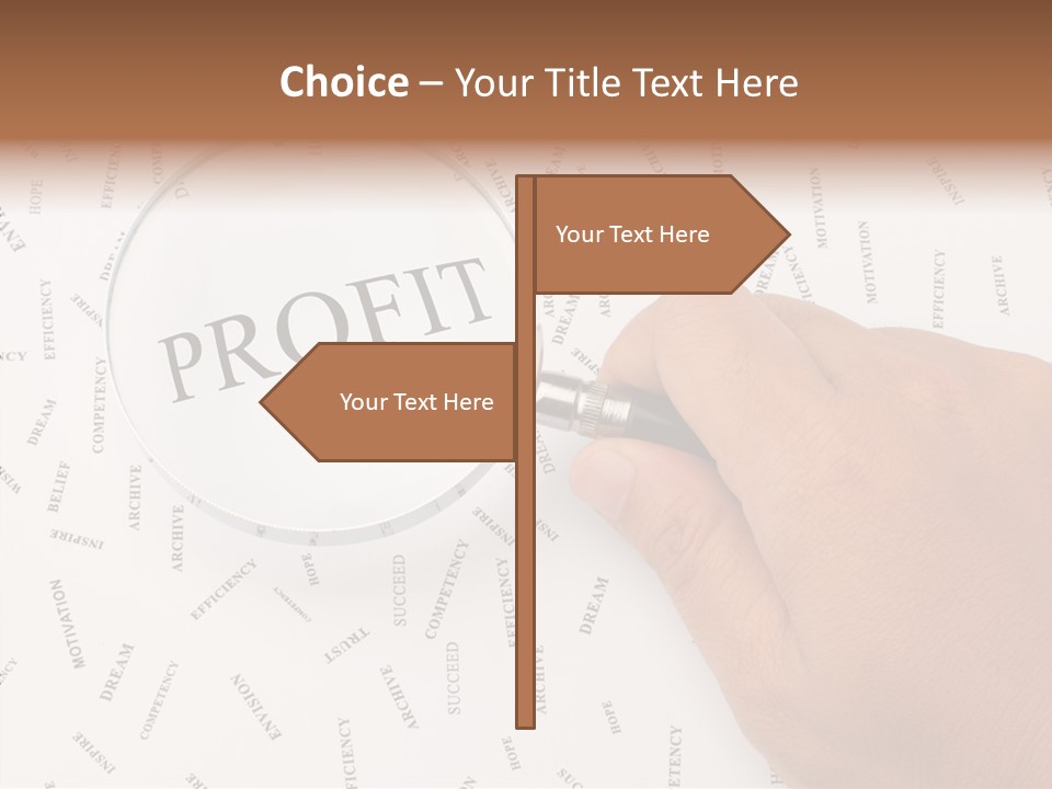 White Caregiver Senior PowerPoint Template