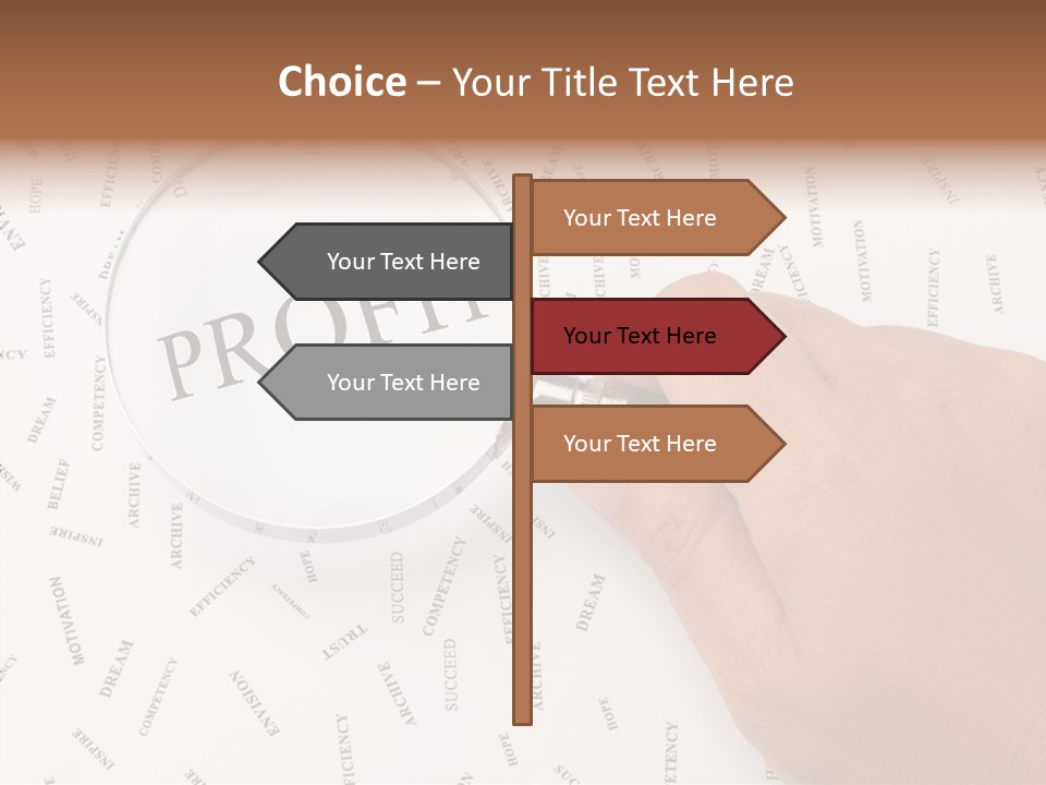 White Caregiver Senior PowerPoint Template