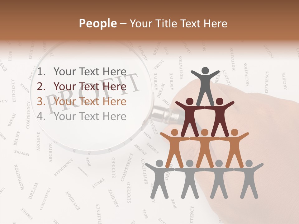 White Caregiver Senior PowerPoint Template