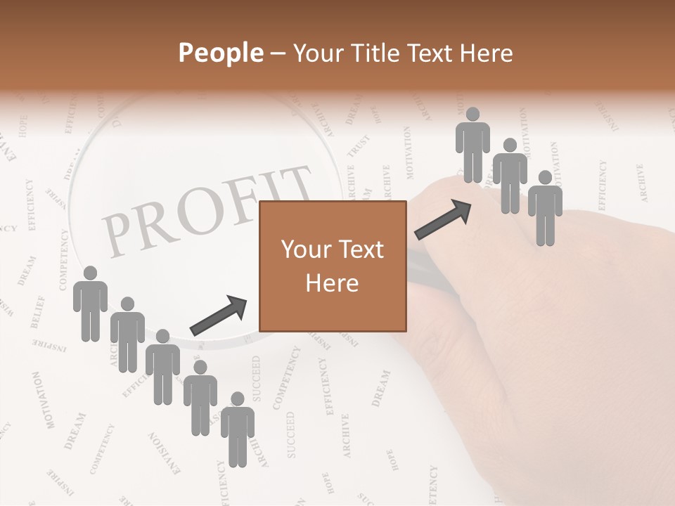 White Caregiver Senior PowerPoint Template