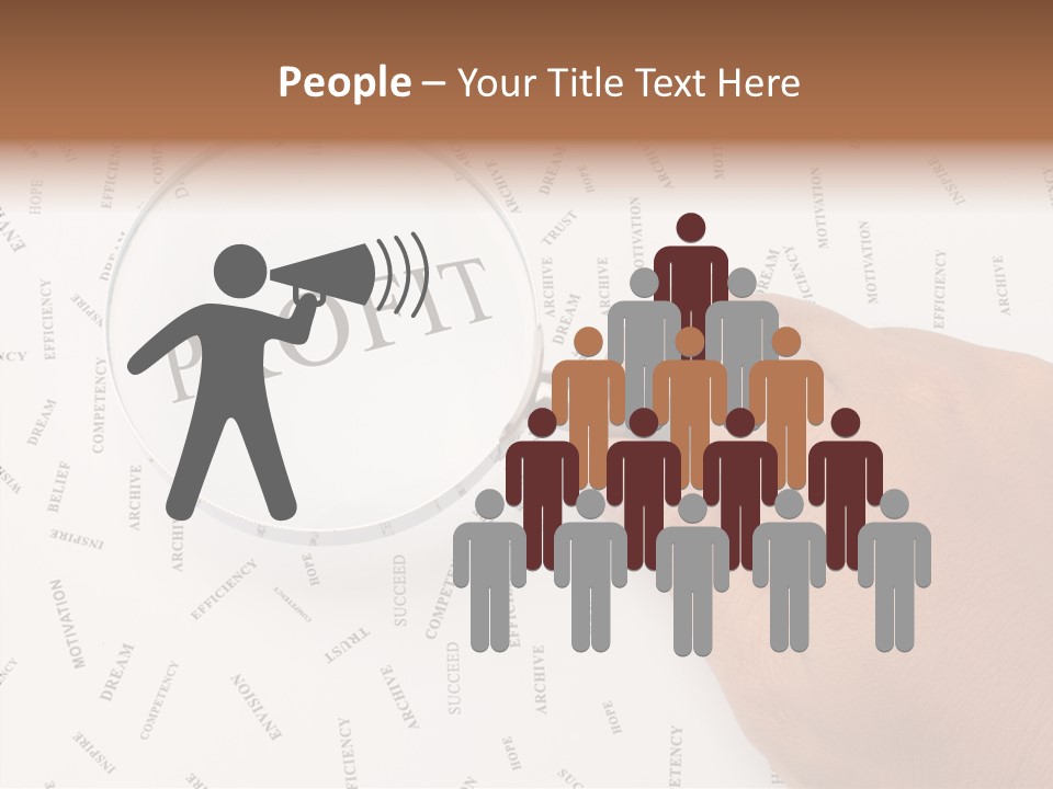 White Caregiver Senior PowerPoint Template