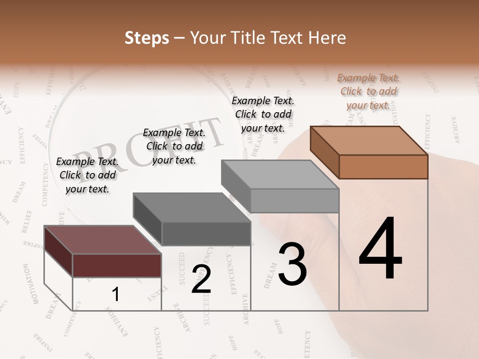 White Caregiver Senior PowerPoint Template