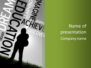 Touching Background Assist PowerPoint Template