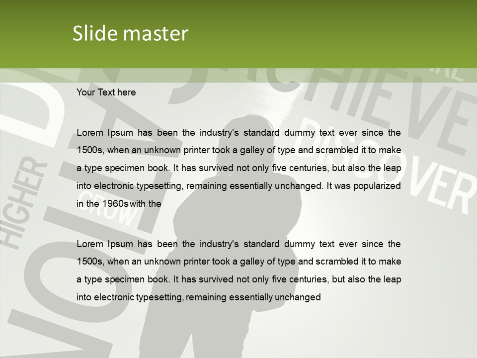 Touching Background Assist PowerPoint Template