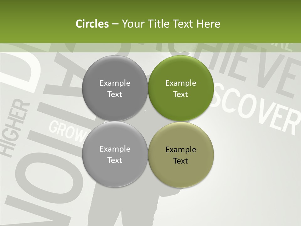 Touching Background Assist PowerPoint Template